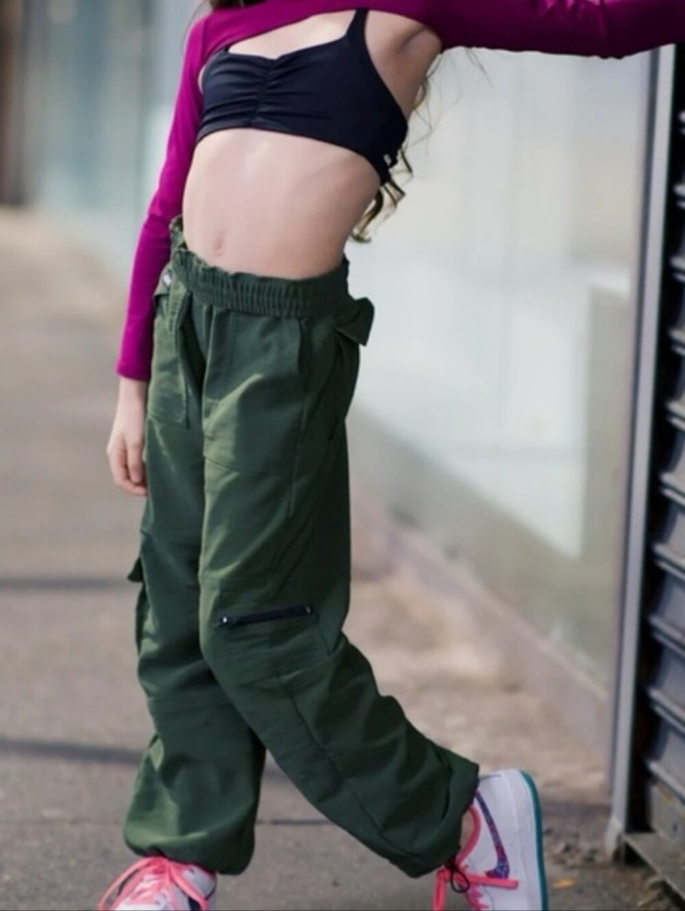 Tiger Friday Adult XS Green Cargo Gorpcore Pants